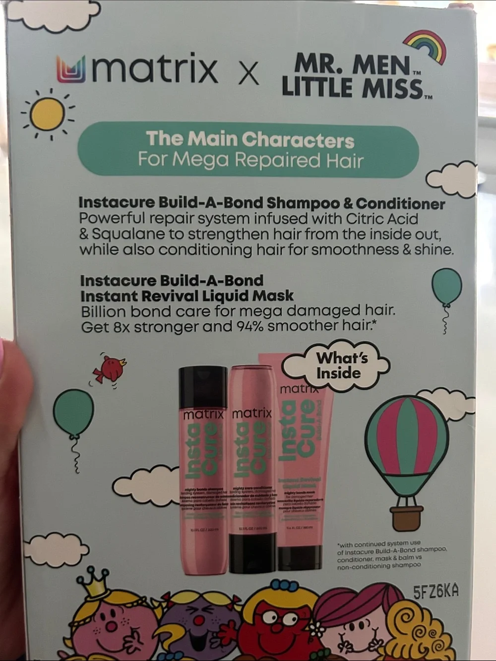 Matrix Little Miss Billionaire shampoo, conditioner and hair mask